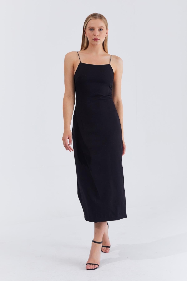 Strappy Long Dress - Brand: Reyon - Women & Kids, Baby Clothes Wholesale - TheBS Women