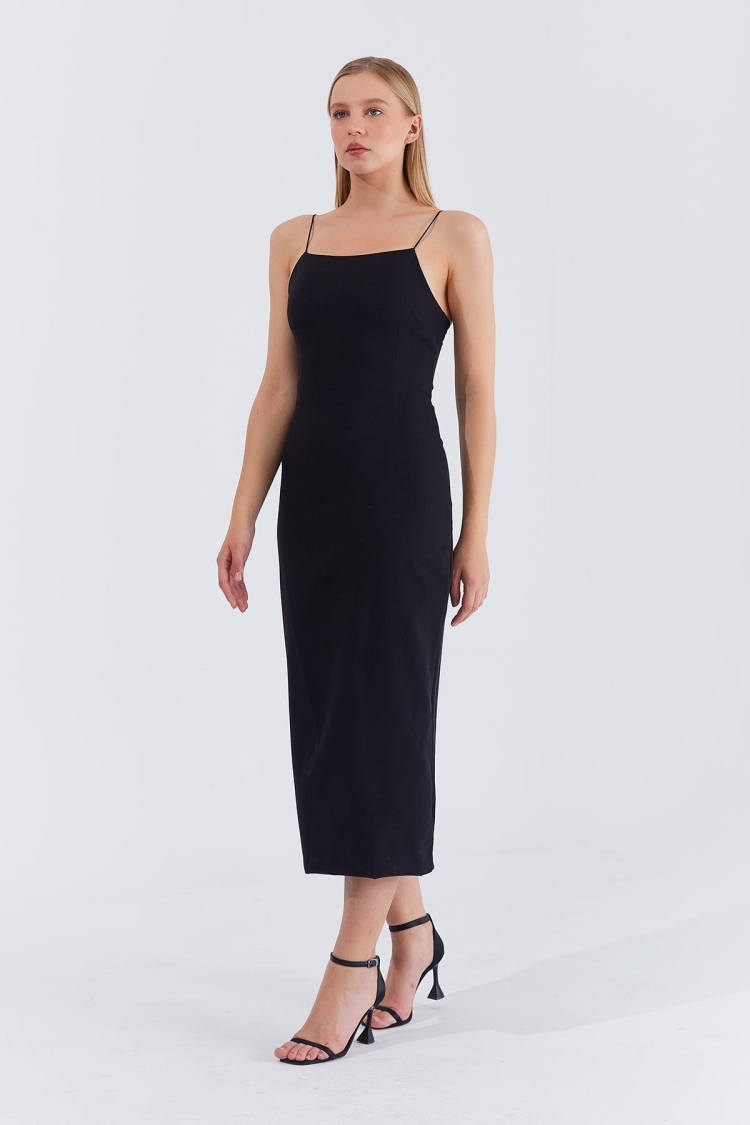 Strappy Long Dress - Brand: Reyon - Women & Kids, Baby Clothes Wholesale - TheBS Women
