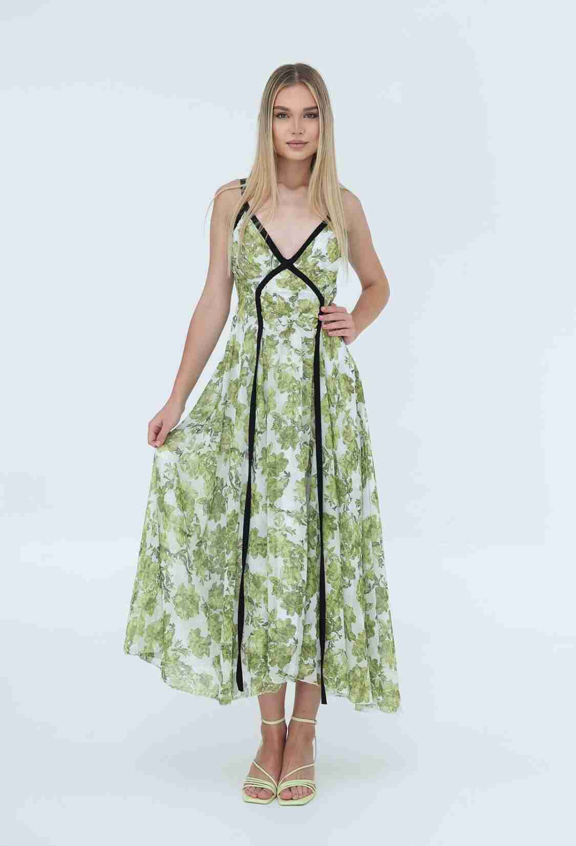 Piping Dress - Brand: Reyon - Women & Kids, Baby Clothes Wholesale - TheBS Women