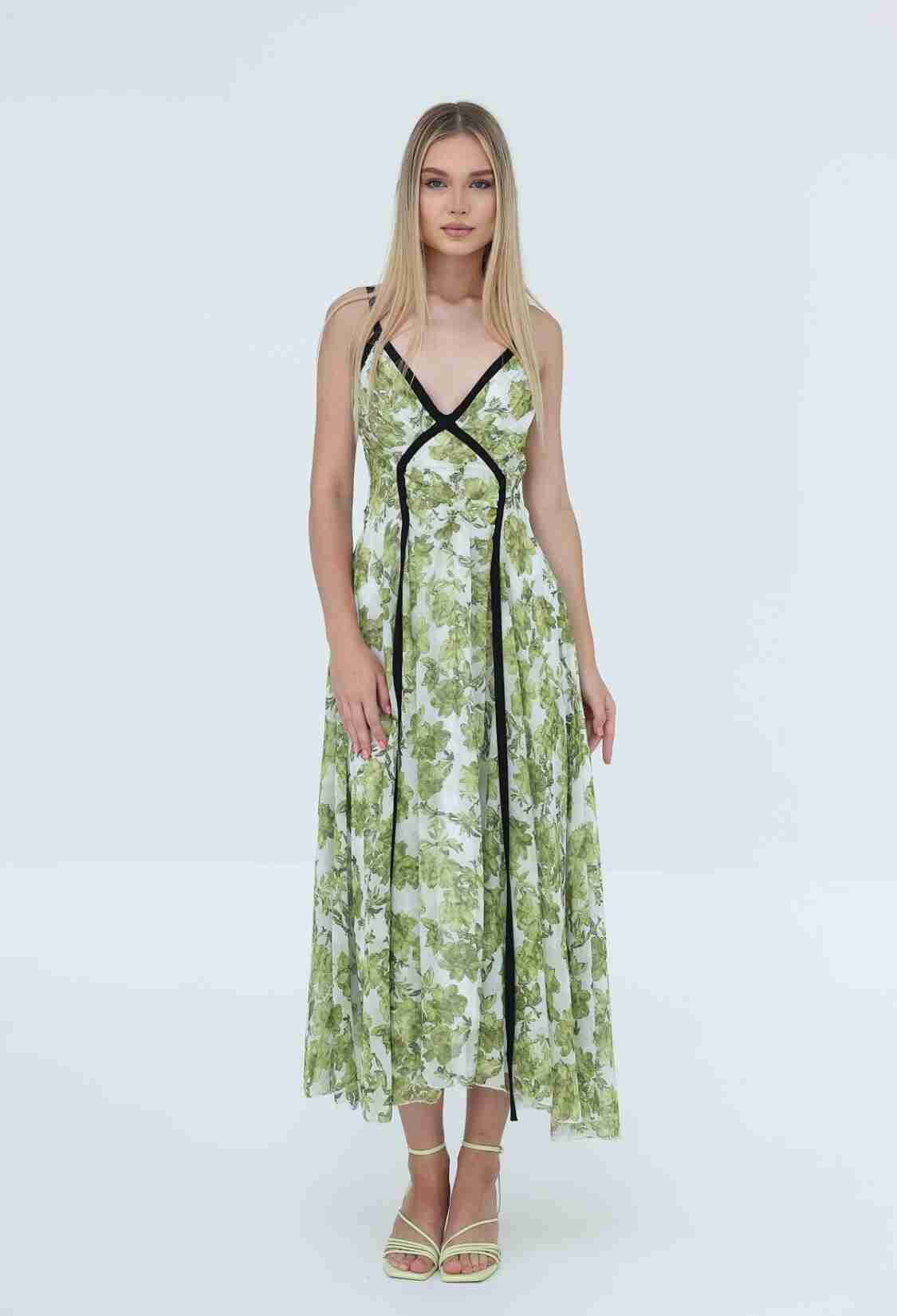Piping Dress - Brand: Reyon - Women & Kids, Baby Clothes Wholesale - TheBS Women