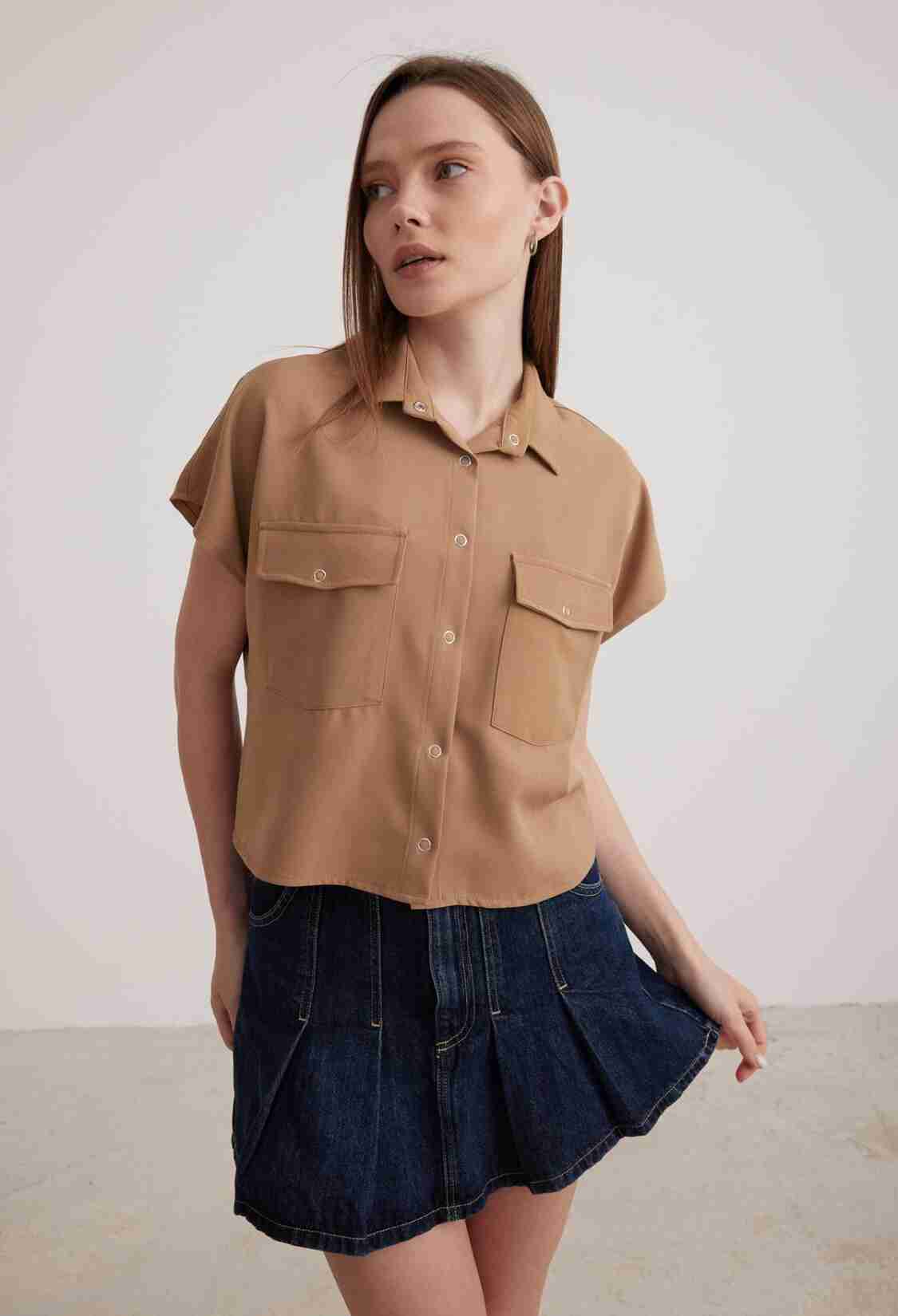 Short Sleeve Women's Shirt - Brand: Levure - Women & Kids, Baby Clothes Wholesale - TheBS Women