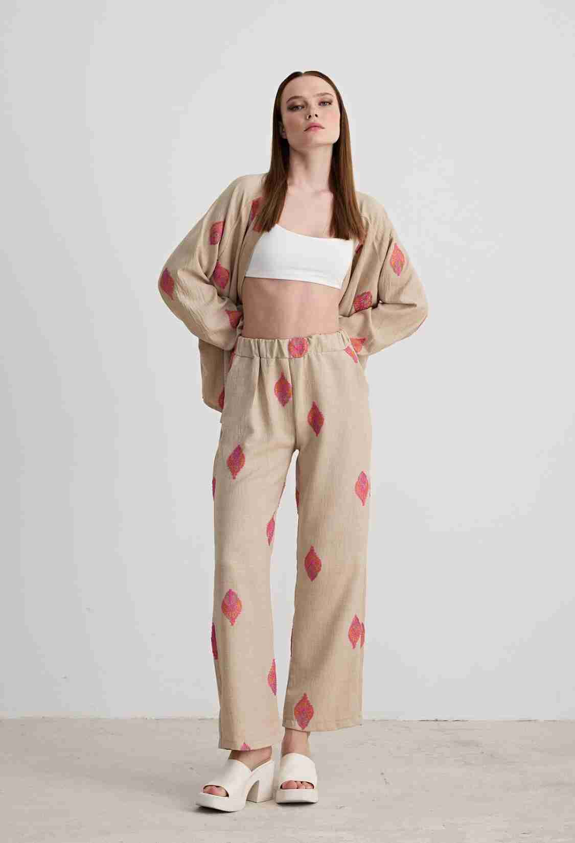 Paisley Patterned Long Sleeve Jacket - Brand: Levure - Women & Kids, Baby Clothes Wholesale - TheBS Women