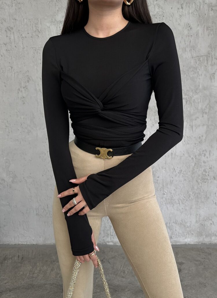 Tie Up Bodysuit - Brand: Miss Janell - Women & Kids, Baby Clothes Wholesale - TheBS Women