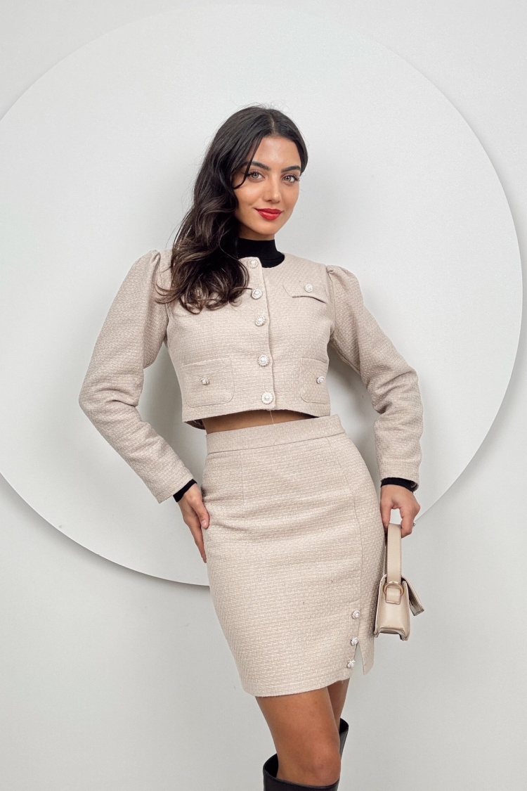 Skirt Jacket Set - Brand: Miss Janell - Women & Kids, Baby Clothes Wholesale - TheBS Women