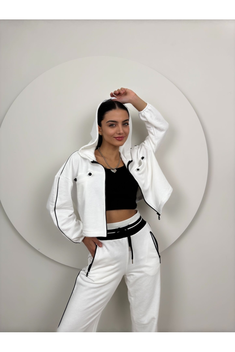Knitwear Belt Detailed Tracksuit Set - Brand: Miss Janell - Women & Kids, Baby Clothes Wholesale - TheBS Women