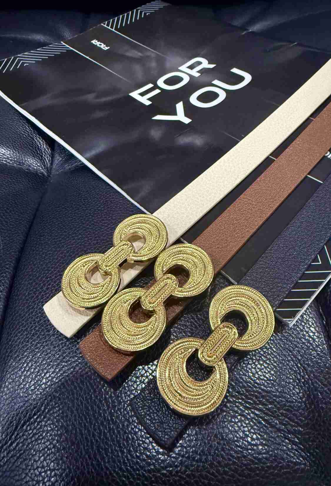Fiori Double Buckle Women's Belt - Brand: Fiori - Women & Kids, Baby Clothes Wholesale - TheBS Women