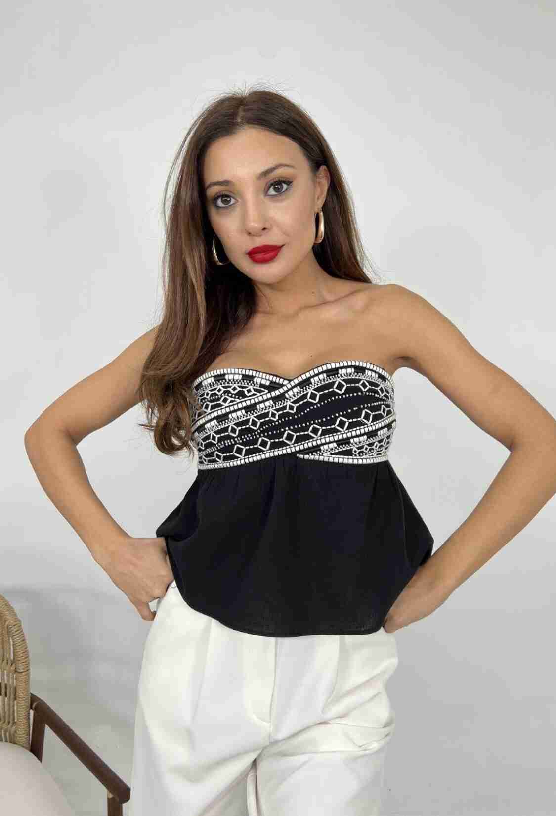Blouse - Black - Brand: Fame - Women & Kids, Baby Clothes Wholesale - TheBS Women