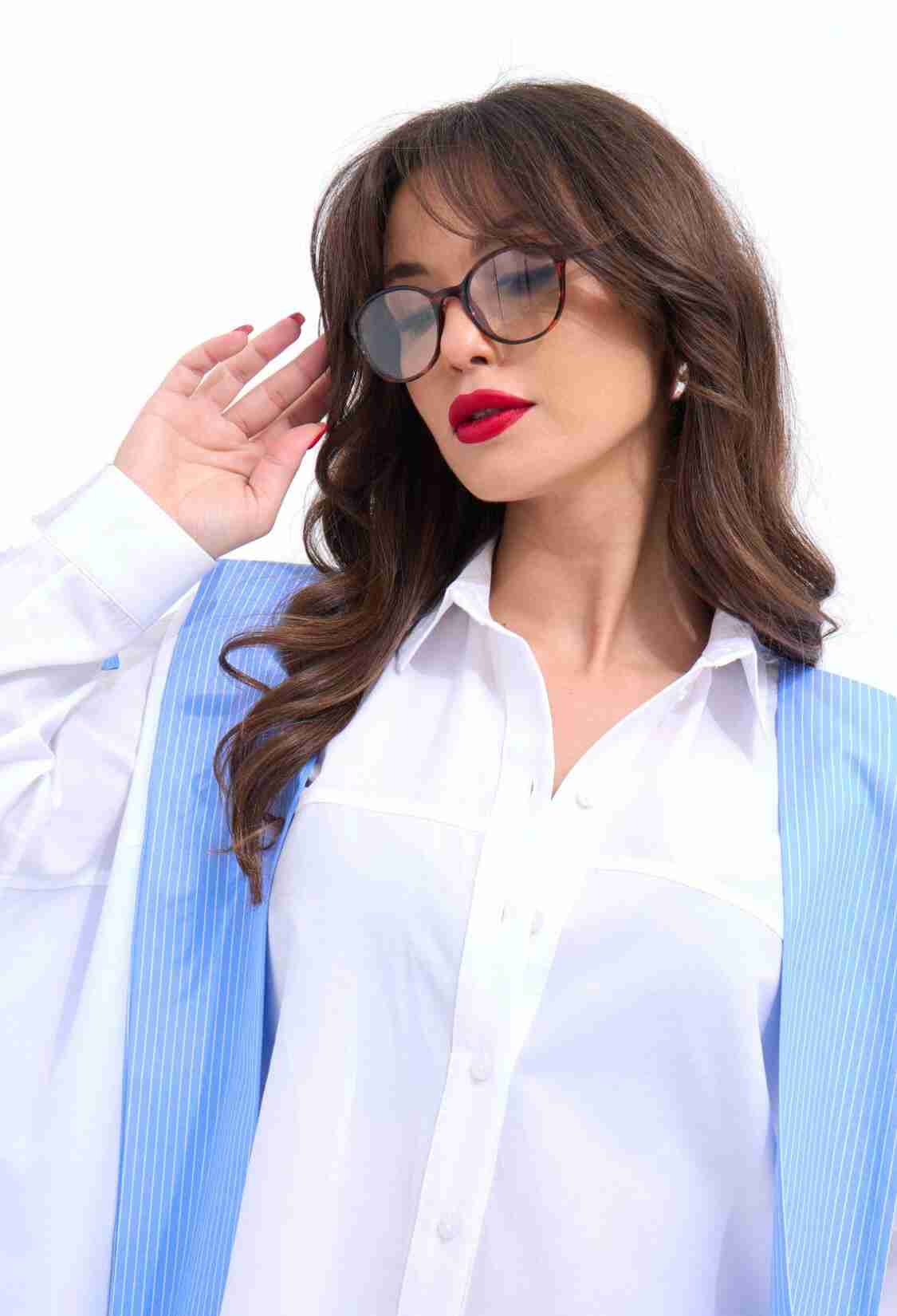 Striped Shirt -& Light Blue - Brand: Fame - Women & Kids, Baby Clothes Wholesale - TheBS Women