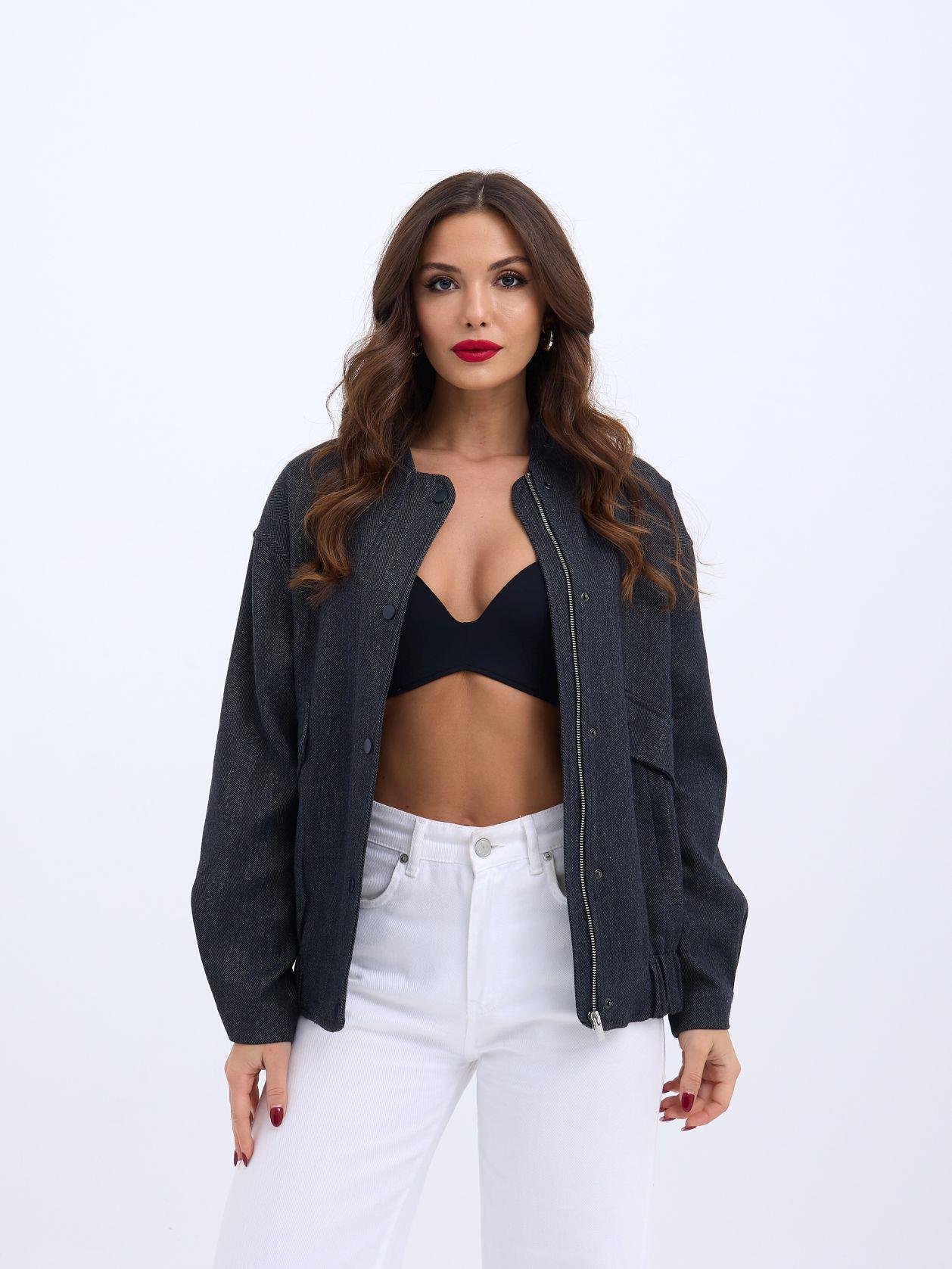 Jacket - Smoked - Brand: Fame - Women & Kids, Baby Clothes Wholesale - TheBS Women