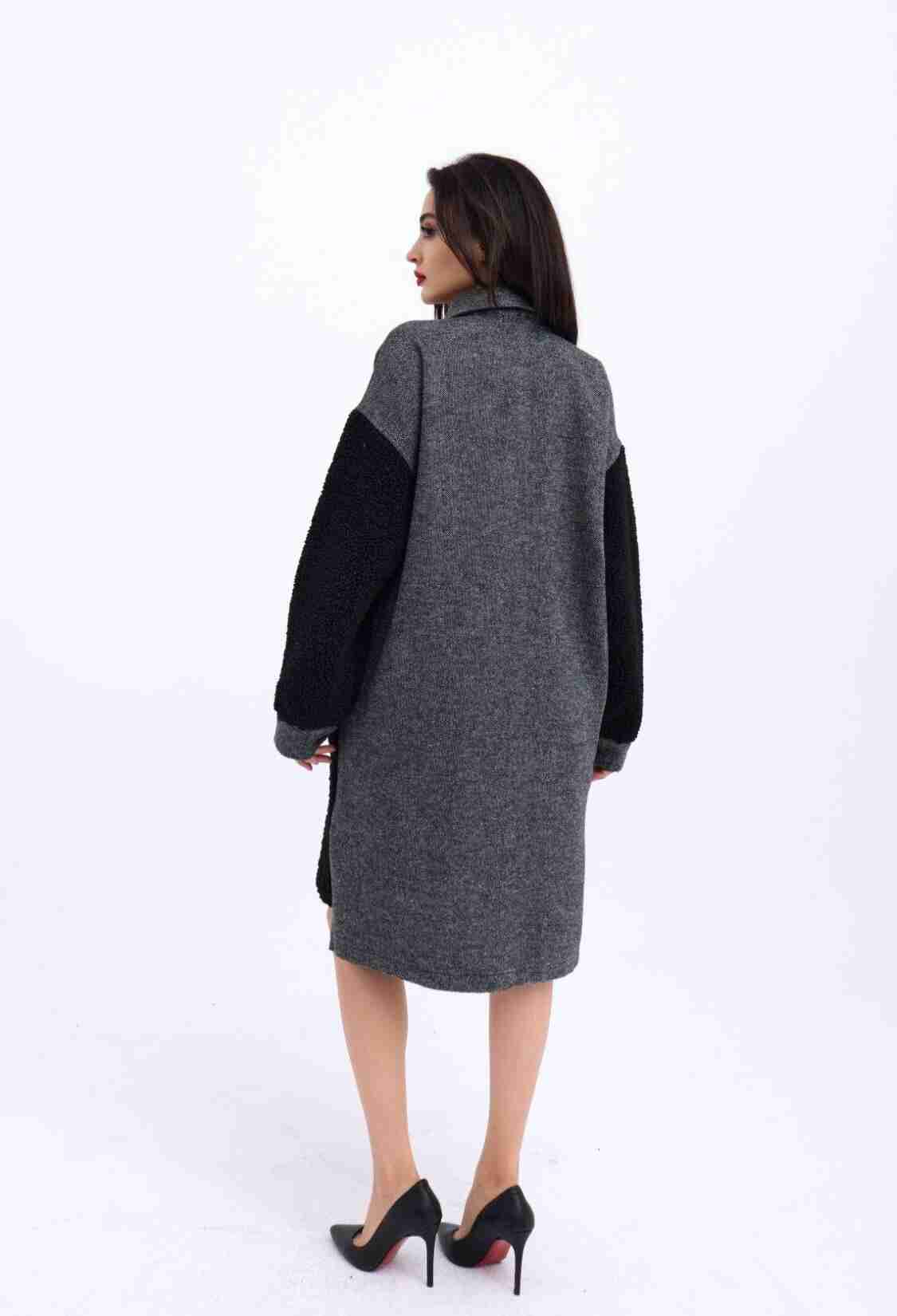 Long Shirt - Anthracite - Brand: Fame - Women & Kids, Baby Clothes Wholesale - TheBS Women