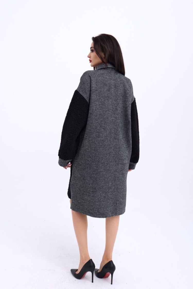 Long Shirt - Anthracite - Brand: Fame - Women & Kids, Baby Clothes Wholesale - TheBS Women