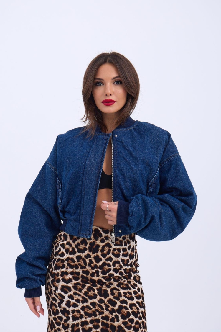 Denim Jacket - Blue - Brand: Fame - Women & Kids, Baby Clothes Wholesale - TheBS Women