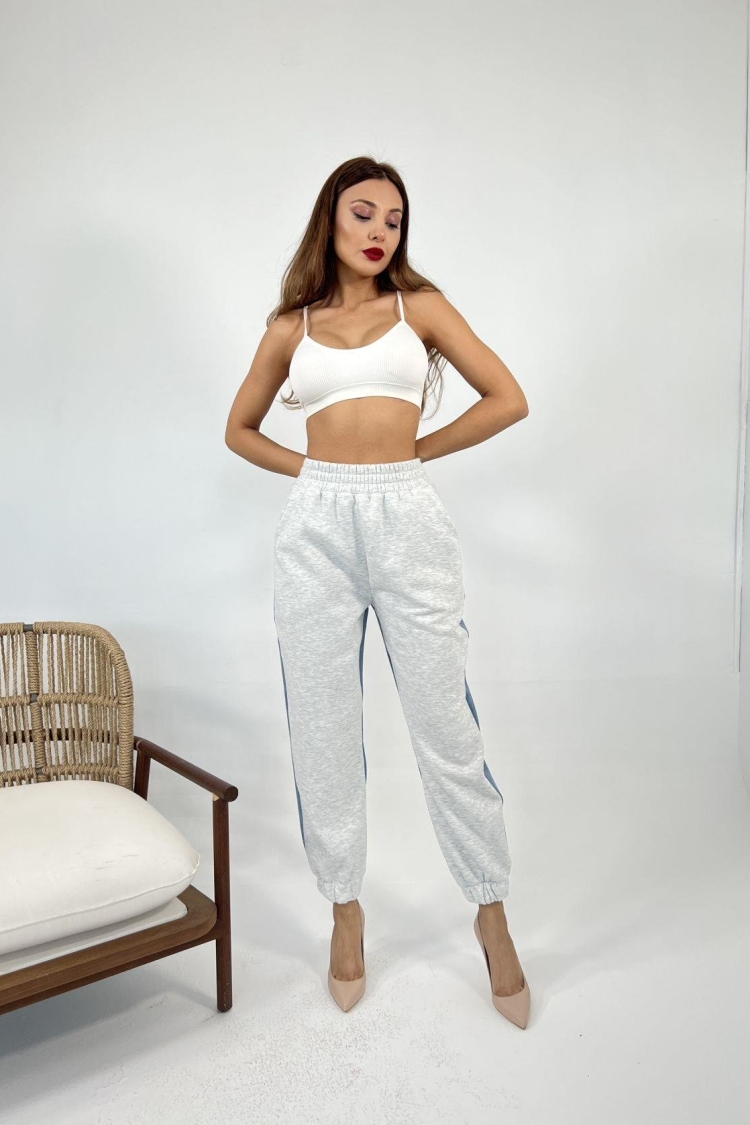 Sweatpants- Snow Melange - Brand: Fame - Women & Kids, Baby Clothes Wholesale - TheBS Women