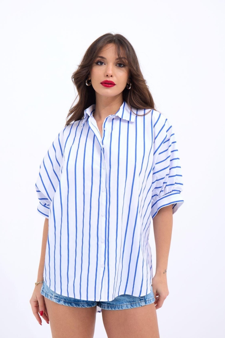 Striped Shirt - Brand: Fame - Women & Kids, Baby Clothes Wholesale - TheBS Women