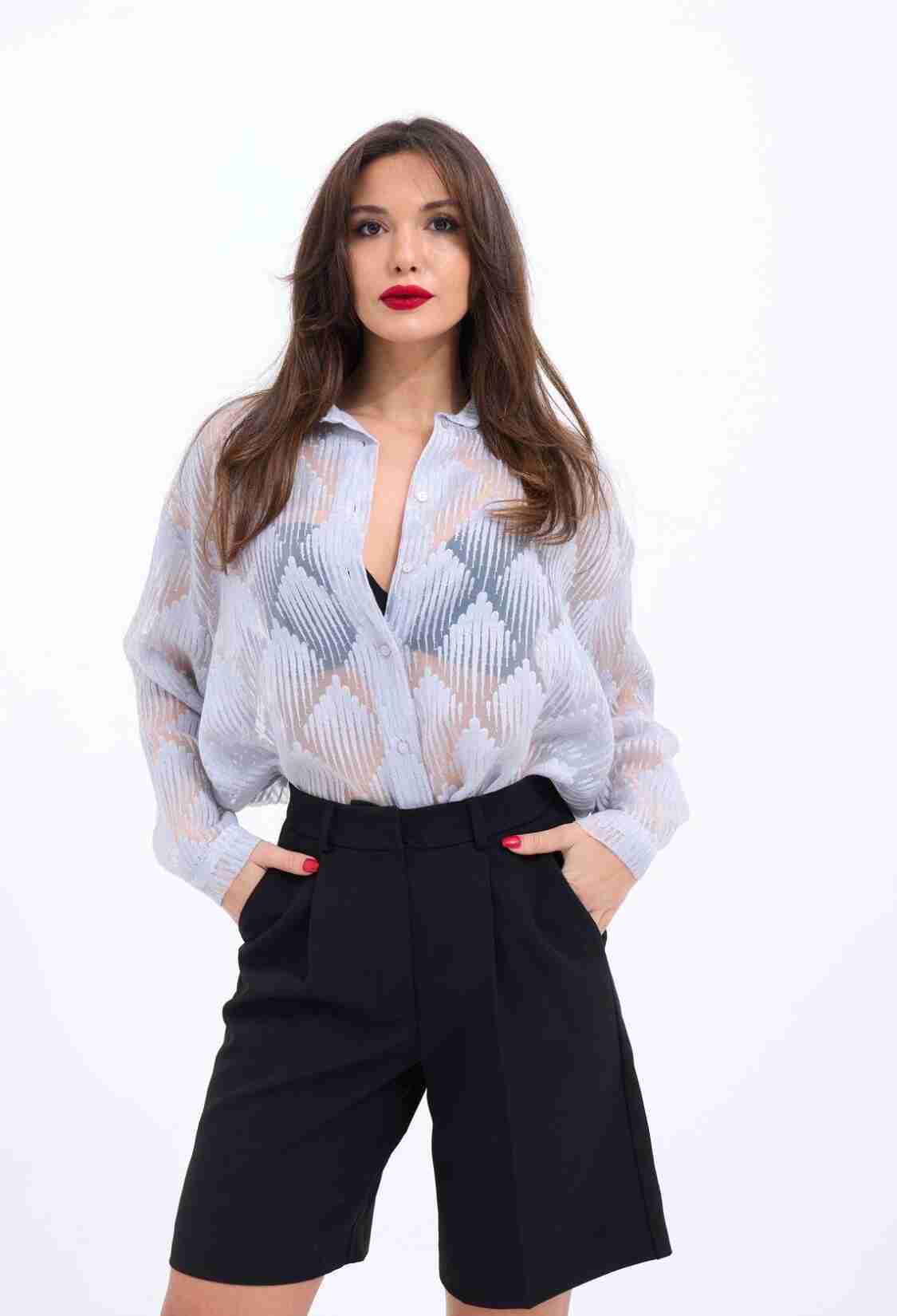 Shirt - Gray - Brand: Fame - Women & Kids, Baby Clothes Wholesale - TheBS Women