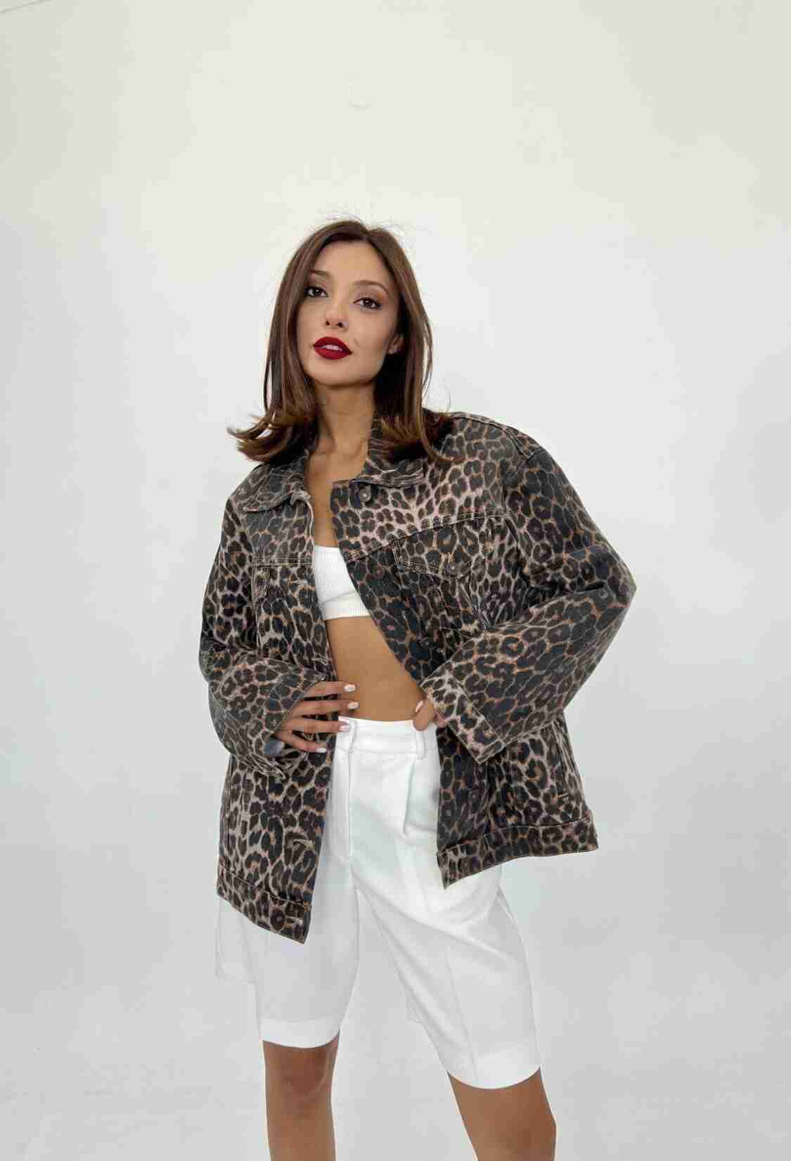 Leopard Patterned Shirt - Brand: Fame - Women & Kids, Baby Clothes Wholesale - TheBS Women