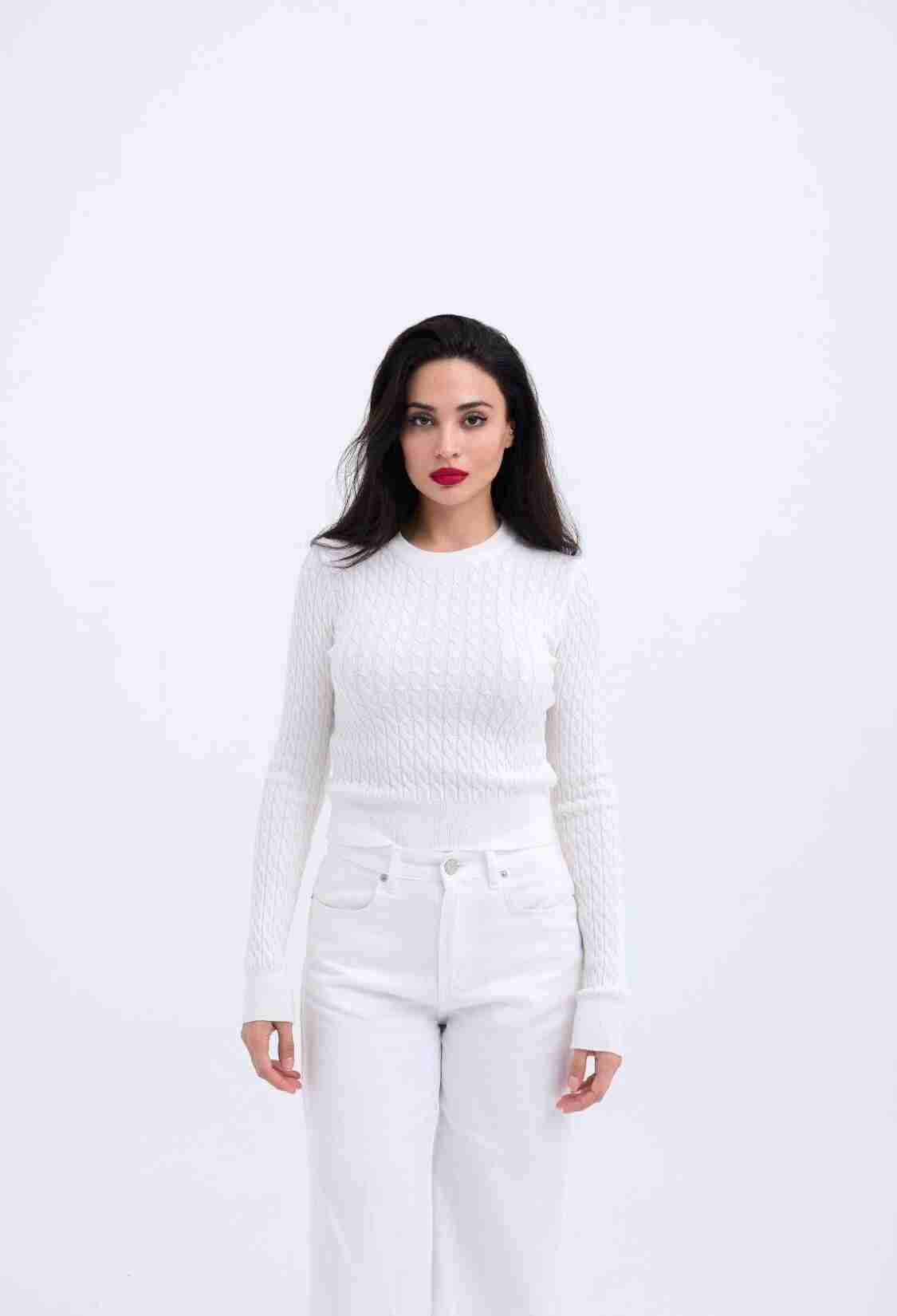 Knitwear Hair Knit Sweater - Brand: Fame - Women & Kids, Baby Clothes Wholesale - TheBS Women