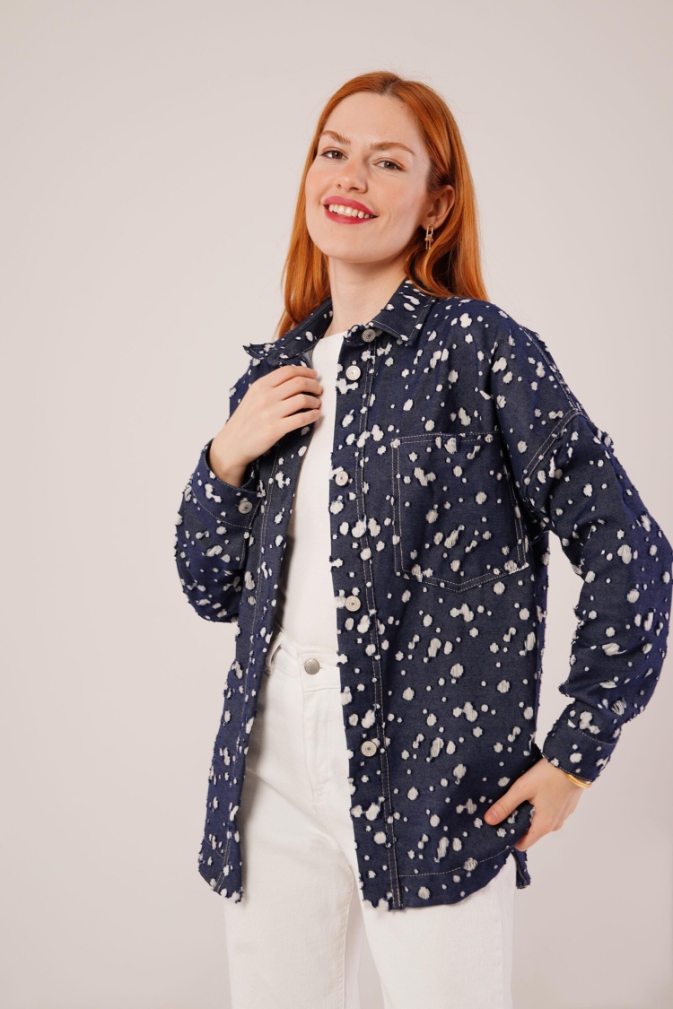 Vintage Look Denim WholesaleShirt - Brand: Lustrin - Women & Kids, Baby Clothes Wholesale - TheBS Women