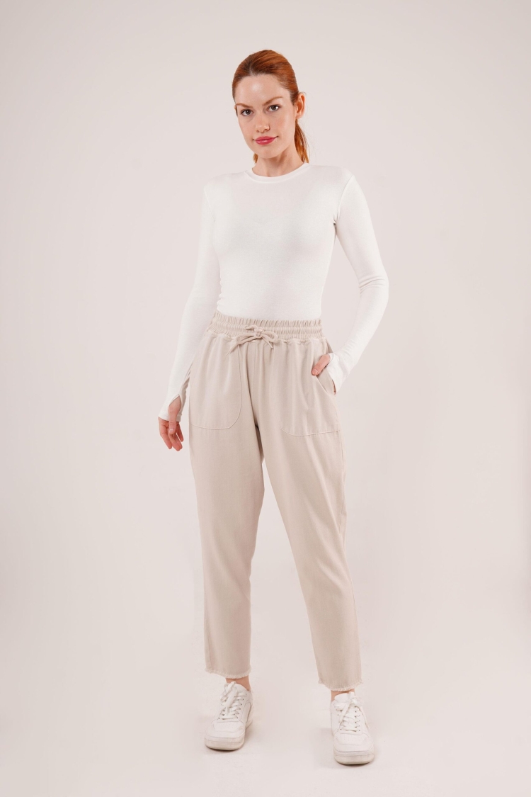 WholesalePants With Tie Up Detailed Pockets - Brand: Lustrin - Women & Kids, Baby Clothes Wholesale - TheBS Women