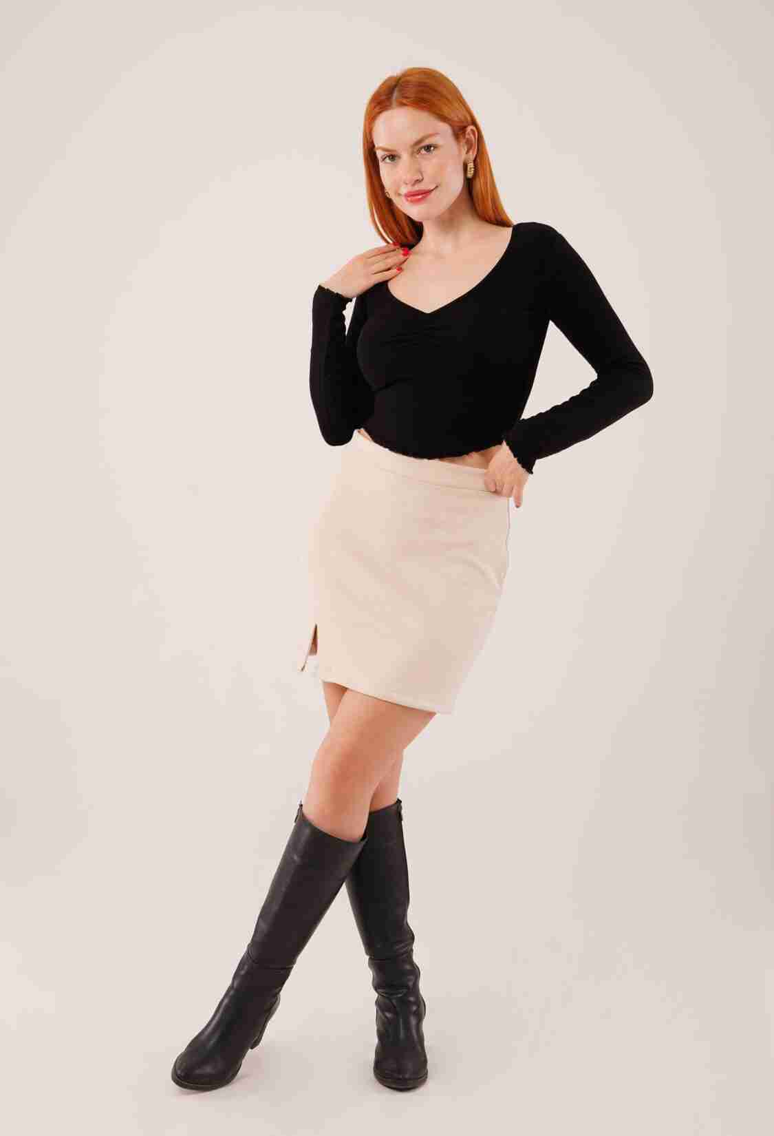 Wide CollarWholesale Basic Body Blouse - Brand: Lustrin - Women & Kids, Baby Clothes Wholesale - TheBS Women