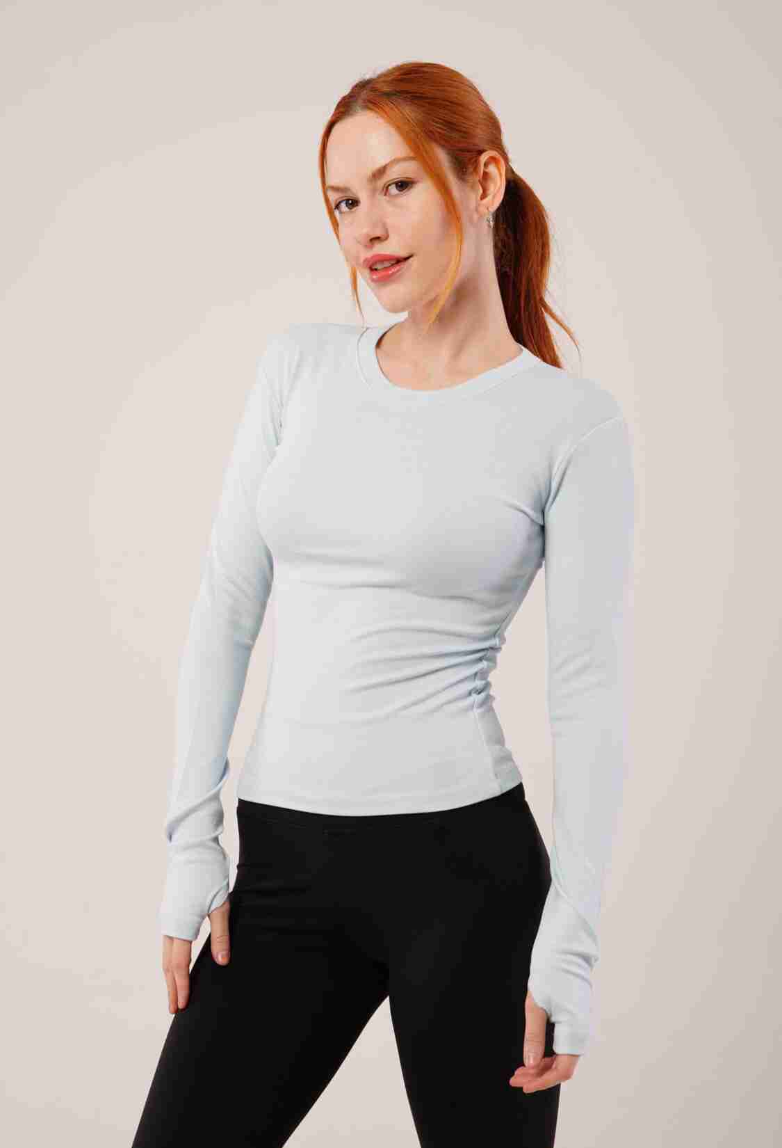 Long Sleeve Basic BabyWholesale Blouse - Brand: Lustrin - Women & Kids, Baby Clothes Wholesale - TheBS Women