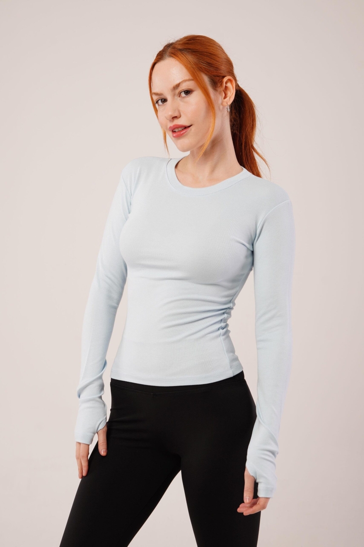 Long Sleeve Basic BabyWholesale Blouse - Brand: Lustrin - Women & Kids, Baby Clothes Wholesale - TheBS Women