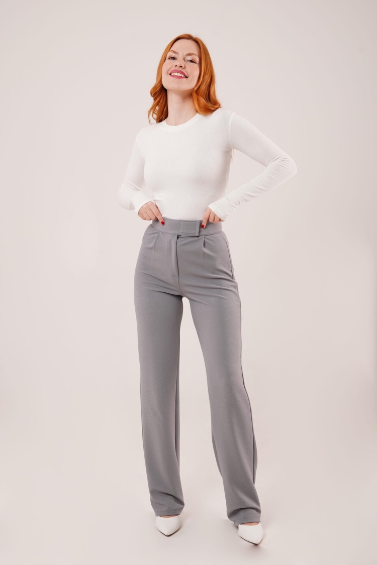 Velcro Closure DetailedWholesale Pants - Brand: Lustrin - Women & Kids, Baby Clothes Wholesale - TheBS Women
