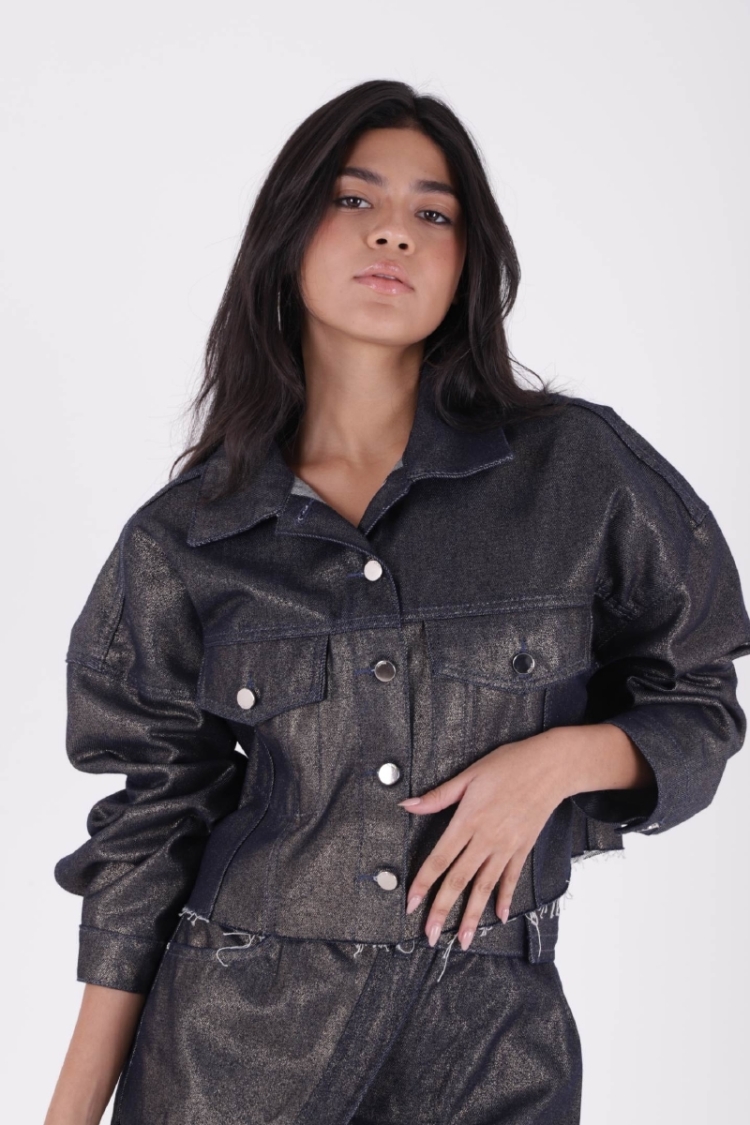 Short Oversize Denim Jacket - Brand: XLove - Women & Kids, Baby Clothes Wholesale - TheBS Women