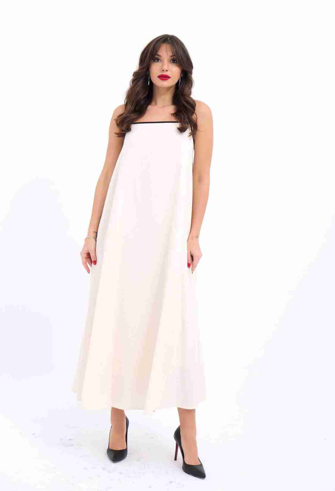 Dress - Beige - Brand: Fame - Women & Kids, Baby Clothes Wholesale - TheBS Women