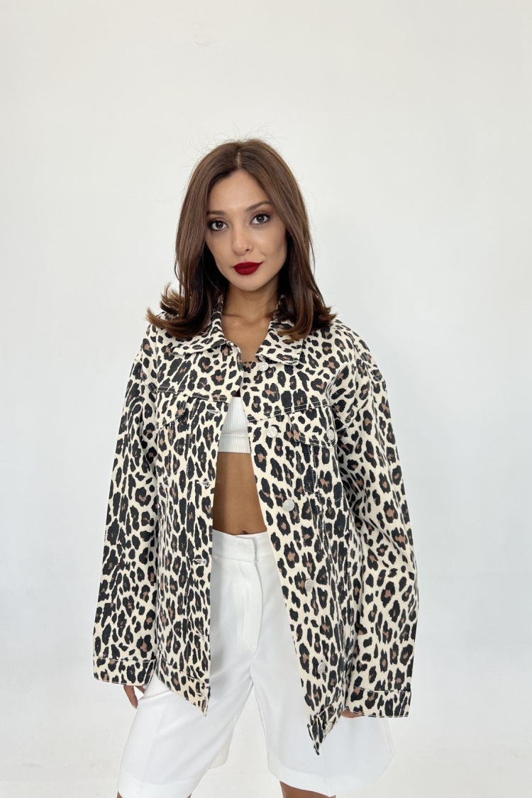 Leopard Patterned Shirt - Brand: Fame - Women & Kids, Baby Clothes Wholesale - TheBS Women