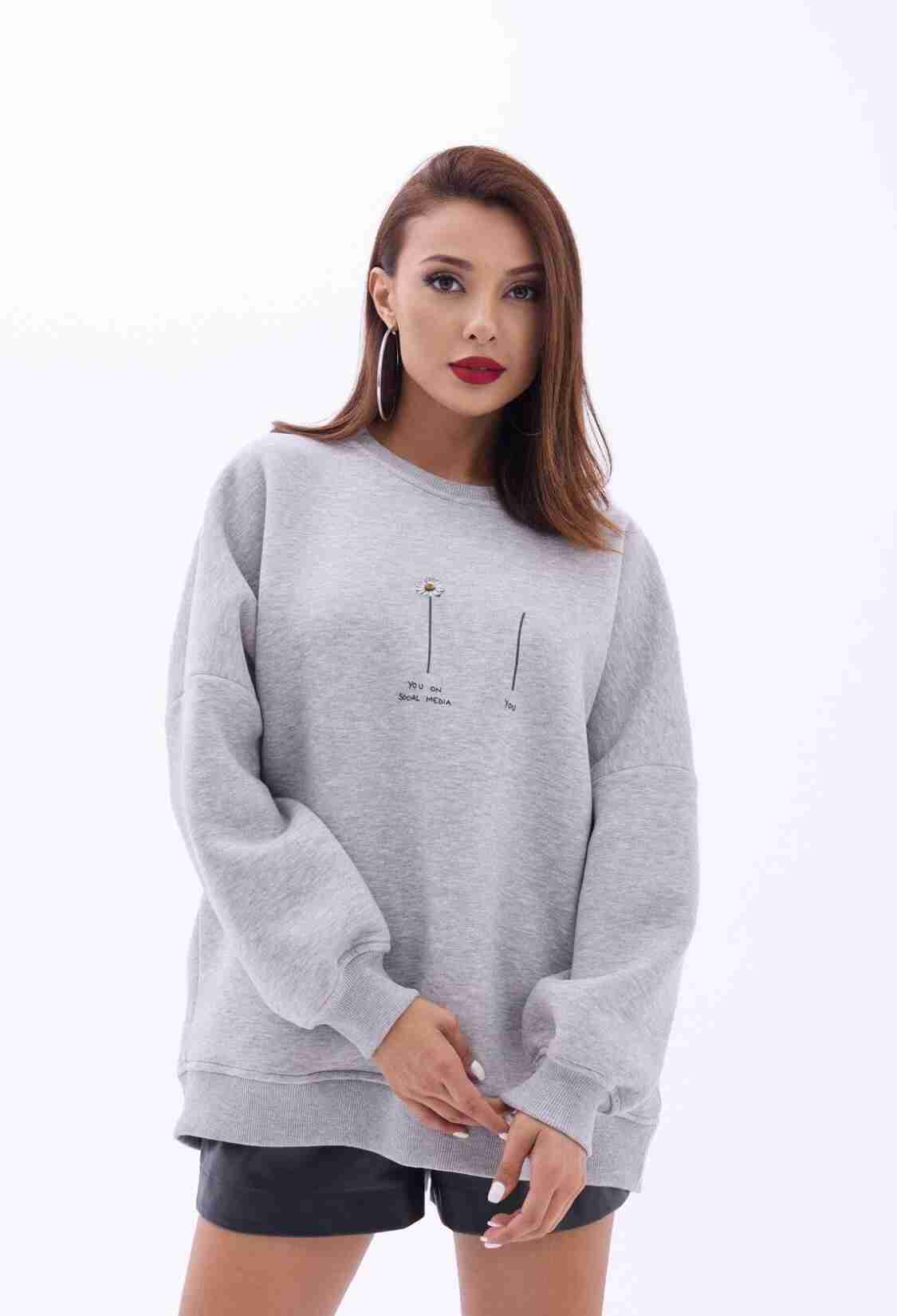 Sweat - Gray - Brand: Fame - Women & Kids, Baby Clothes Wholesale - TheBS Women