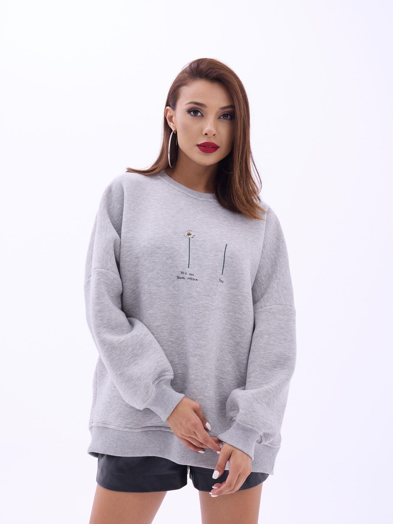 Sweat - Gray - Brand: Fame - Women & Kids, Baby Clothes Wholesale - TheBS Women