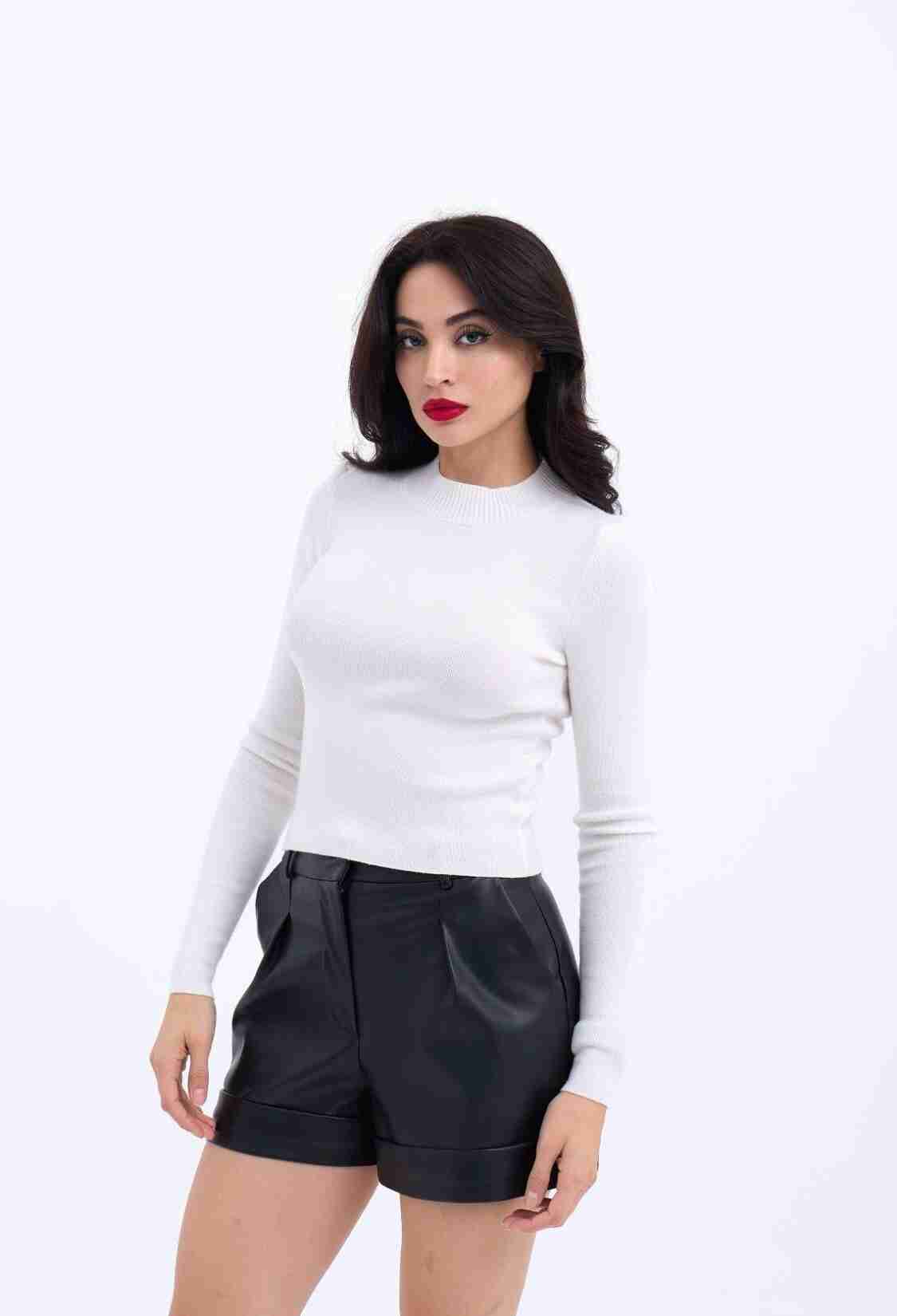 Knitwear Basic Sweater - Brand: Fame - Women & Kids, Baby Clothes Wholesale - TheBS Women