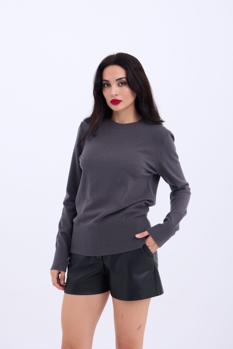 Knitwear Basic Sweater - Brand: Fame - Women & Kids, Baby Clothes Wholesale - TheBS Women