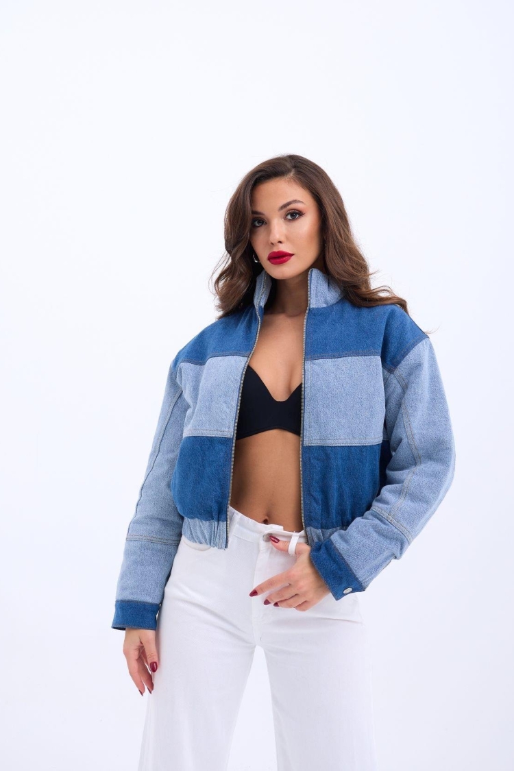 Coat - Blue - Brand: Fame - Women & Kids, Baby Clothes Wholesale - TheBS Women