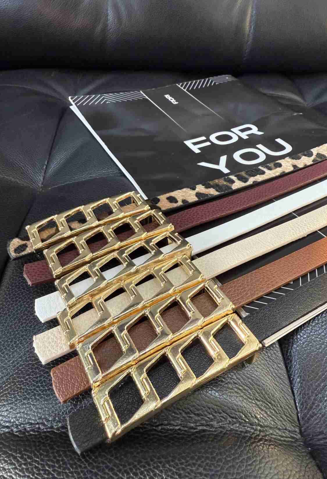 Basic Women's Belt With Thin Chain Buckle - Brand: Fiori - Women & Kids, Baby Clothes Wholesale - TheBS Women