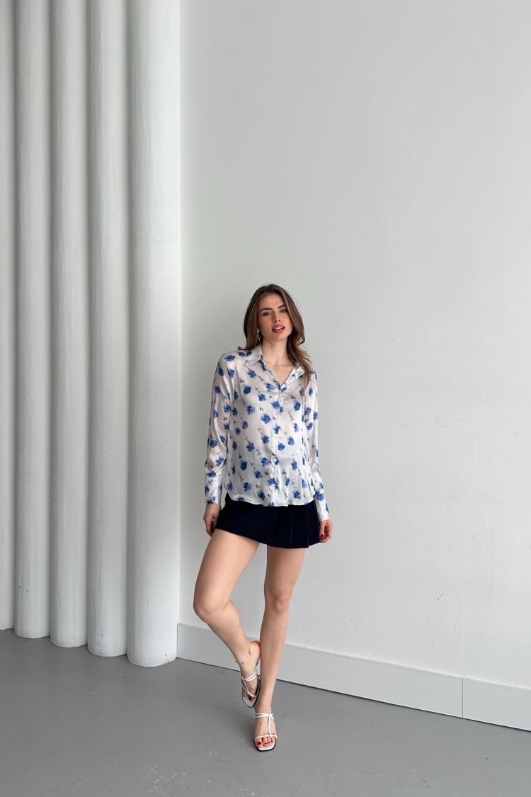 Chrysanthemum Pattern Shirt - Brand: My Fashion - Women & Kids, Baby Clothes Wholesale - TheBS Women