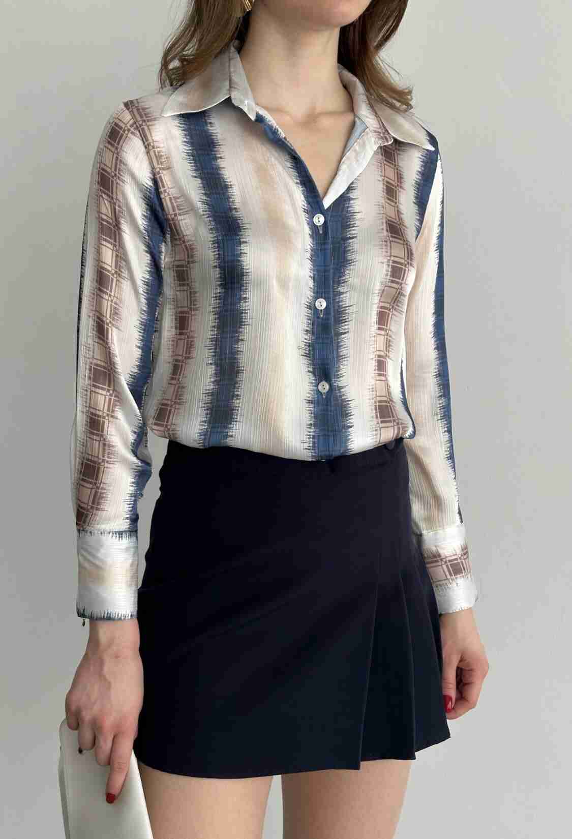 Wave Pattern Shirt - Brand: My Fashion - Women & Kids, Baby Clothes Wholesale - TheBS Women