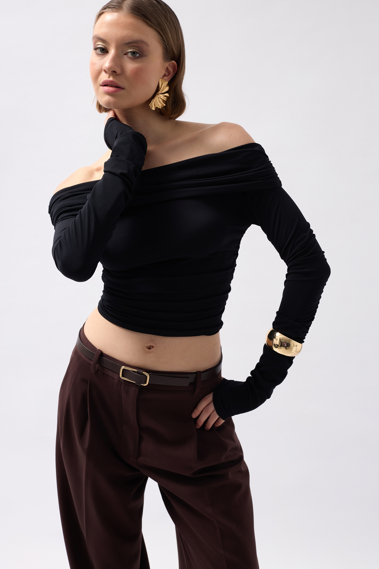 Off The Shoulder Strapless Blouse - Brand: Black Fashion - Women & Kids, Baby Clothes Wholesale - TheBS Women