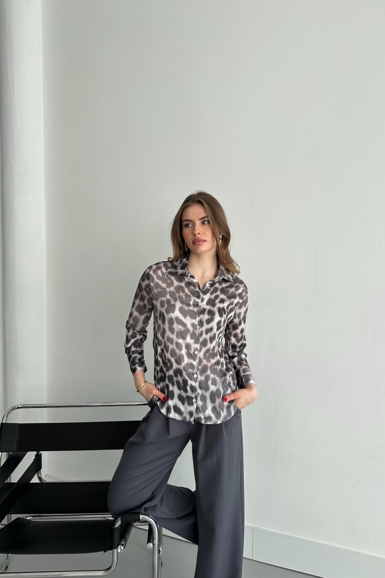 Mini Leopard Pattern Shirt - Brand: My Fashion - Women & Kids, Baby Clothes Wholesale - TheBS Women