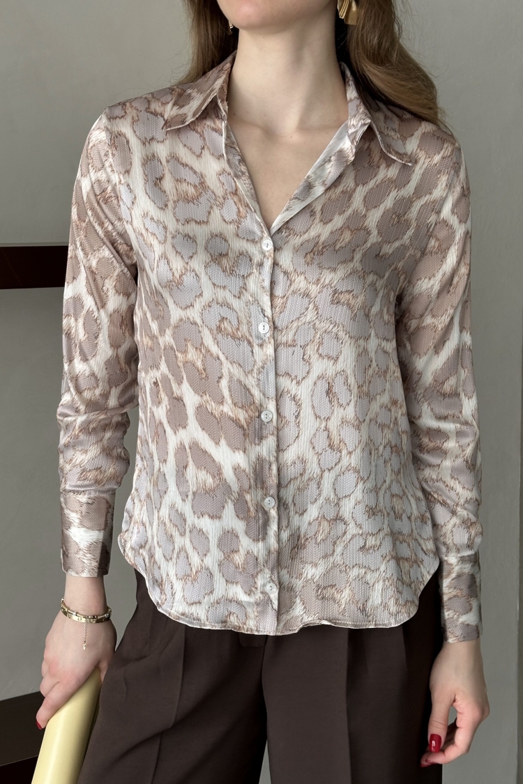 Mini Leopard Pattern Shirt - Brand: My Fashion - Women & Kids, Baby Clothes Wholesale - TheBS Women