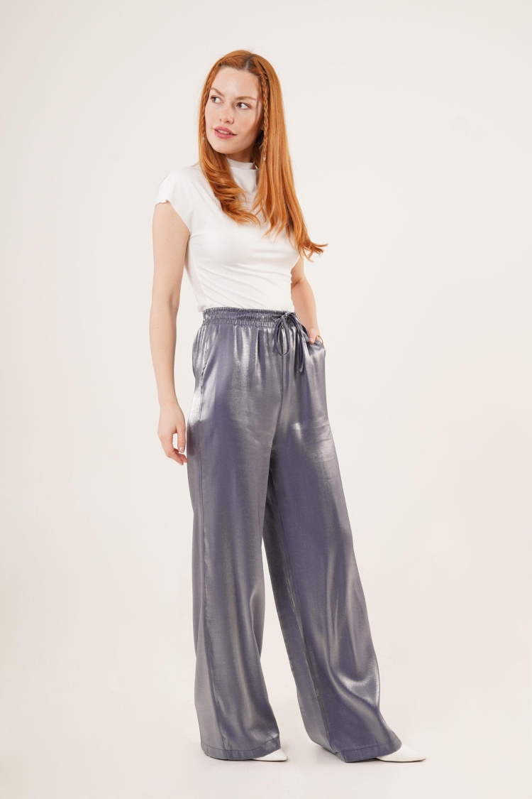 Loose Leg Wholesale Pants With Bright Look Pockets - Brand: Lustrin - Women & Kids, Baby Clothes Wholesale - TheBS Women