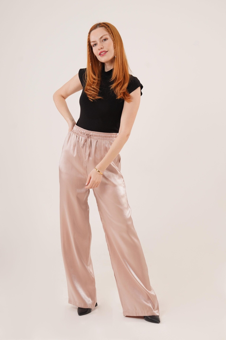 Loose Leg Wholesale Pants With Bright Look Pockets - Brand: Lustrin - Women & Kids, Baby Clothes Wholesale - TheBS Women