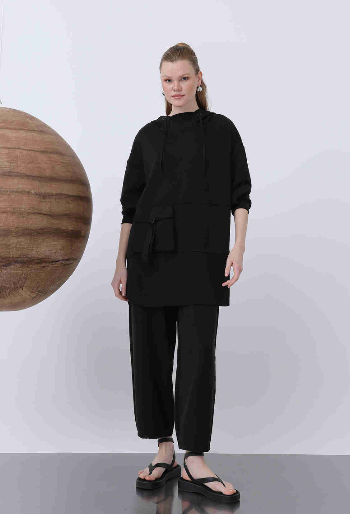 Pocket Detailed Double Set - Brand: Puane - Women & Kids, Baby Clothes Wholesale - TheBS Women
