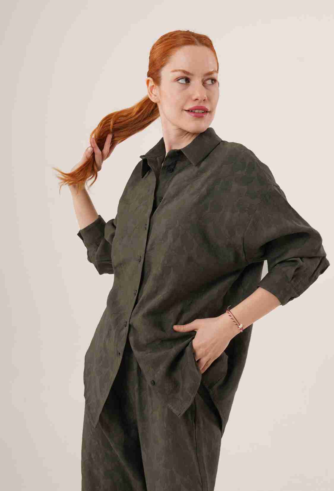 Patterned Shirt And Pants WholesaleDouble Suit - Brand: Lustrin - Women & Kids, Baby Clothes Wholesale - TheBS Women