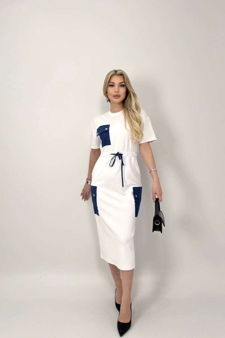 Elastic Waist Dress - Brand: Miss Janell - Women & Kids, Baby Clothes Wholesale - TheBS Women