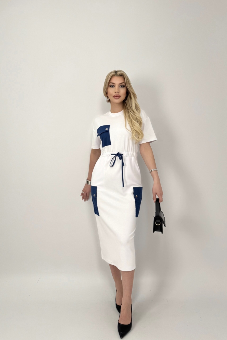 Elastic Waist Dress - Brand: Miss Janell - Women & Kids, Baby Clothes Wholesale - TheBS Women