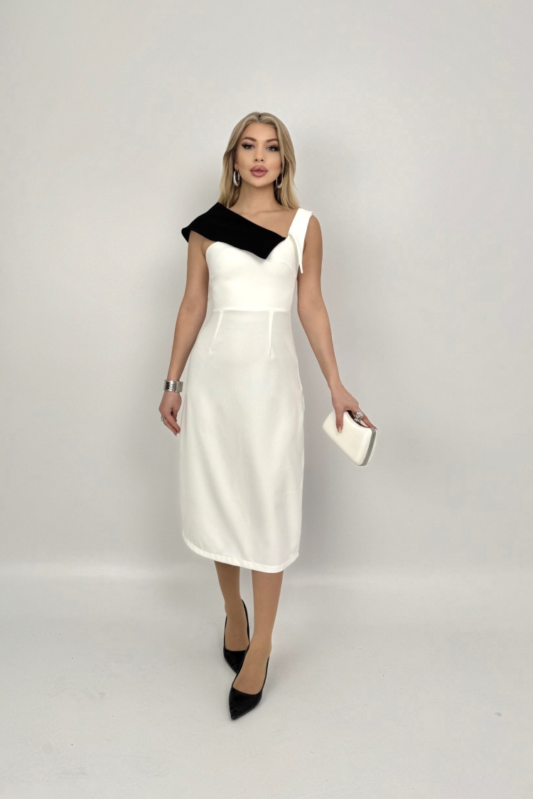 Shoulder Detailed Dress - Brand: Miss Janell - Women & Kids, Baby Clothes Wholesale - TheBS Women