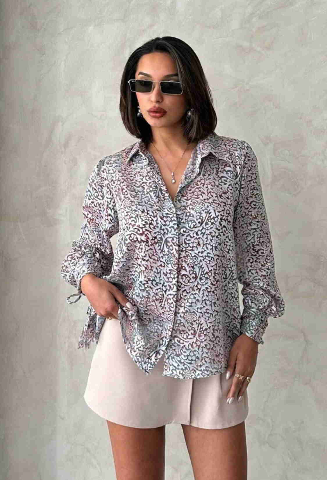 Printed Shirt - Pattern 2 - Brand: Topshow - Women & Kids, Baby Clothes Wholesale - TheBS Women