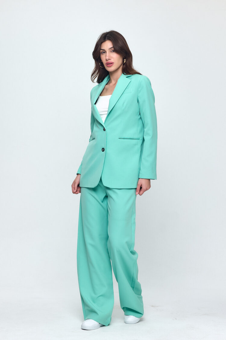 Nob Mint Green Oversize Jacket Pants Set - Brand: Evable - Women & Kids, Baby Clothes Wholesale - TheBS Women